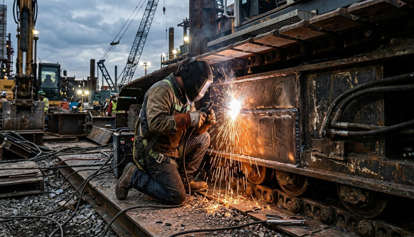 ¿Cómo influye la mecano-soldadura en la eficiencia de maquinaria pesada?